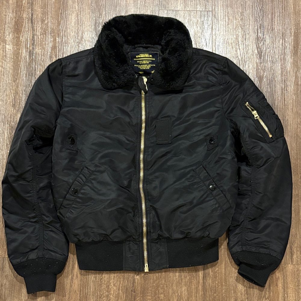 Alpha Industries Black Puffer Jacket